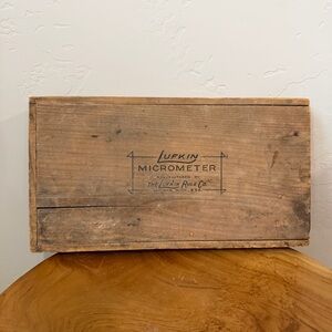 Wood Rustic Tool Box Art Decor